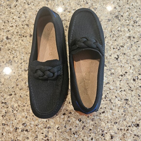 Rothy’s The Driver Black Size 7.5 Loafers Flats Barely Used Excellent Condition - Picture 2 of 3